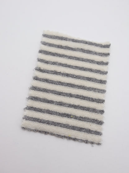 TCミニパイルボーダー生地　綿ポリタオル素材　犬服　　【26SS-030】