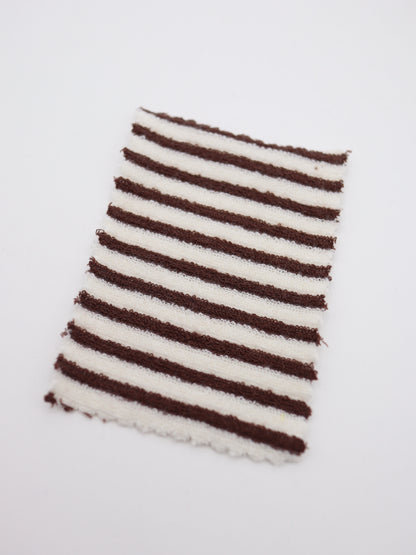 TCミニパイルボーダー生地　綿ポリタオル素材　犬服　　【26SS-030】