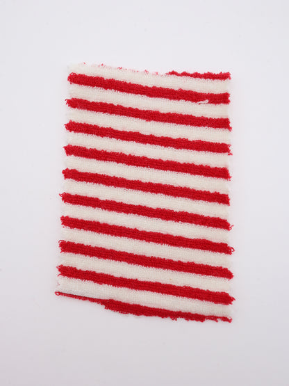 TCミニパイルボーダー生地　綿ポリタオル素材　犬服　　【26SS-030】