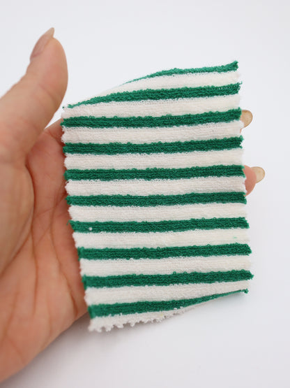 TCミニパイルボーダー生地　綿ポリタオル素材　犬服　　【26SS-030】