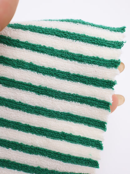 TCミニパイルボーダー生地　綿ポリタオル素材　犬服　　【26SS-030】