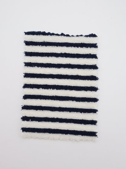 TCミニパイルボーダー生地　綿ポリタオル素材　犬服　　【26SS-030】