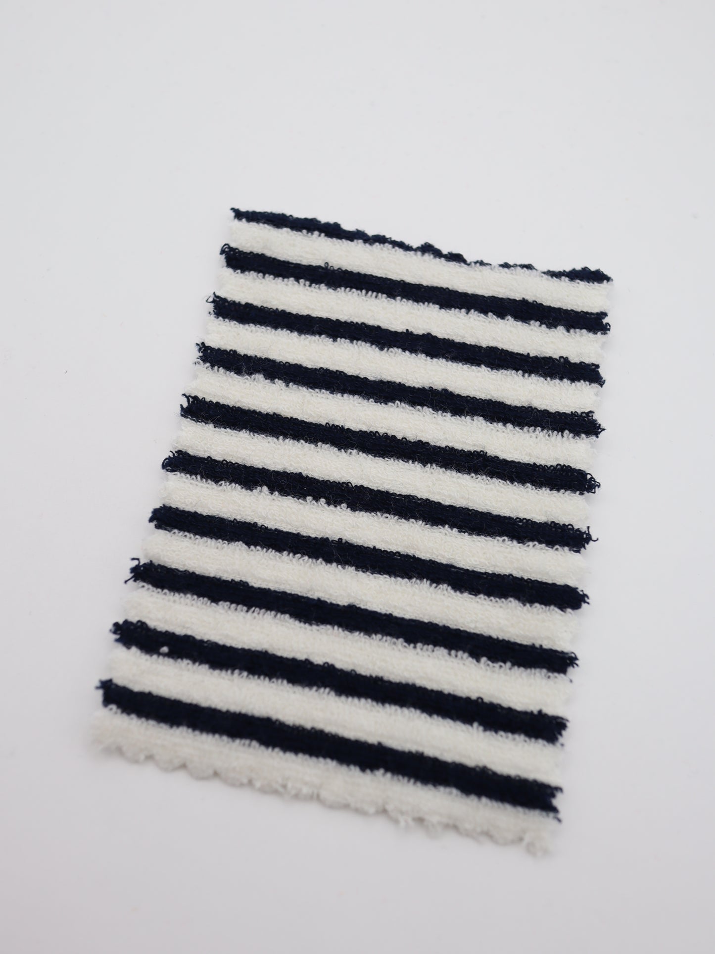 TCミニパイルボーダー生地　綿ポリタオル素材　犬服　　【26SS-030】