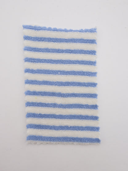 TCミニパイルボーダー生地　綿ポリタオル素材　犬服　　【26SS-030】