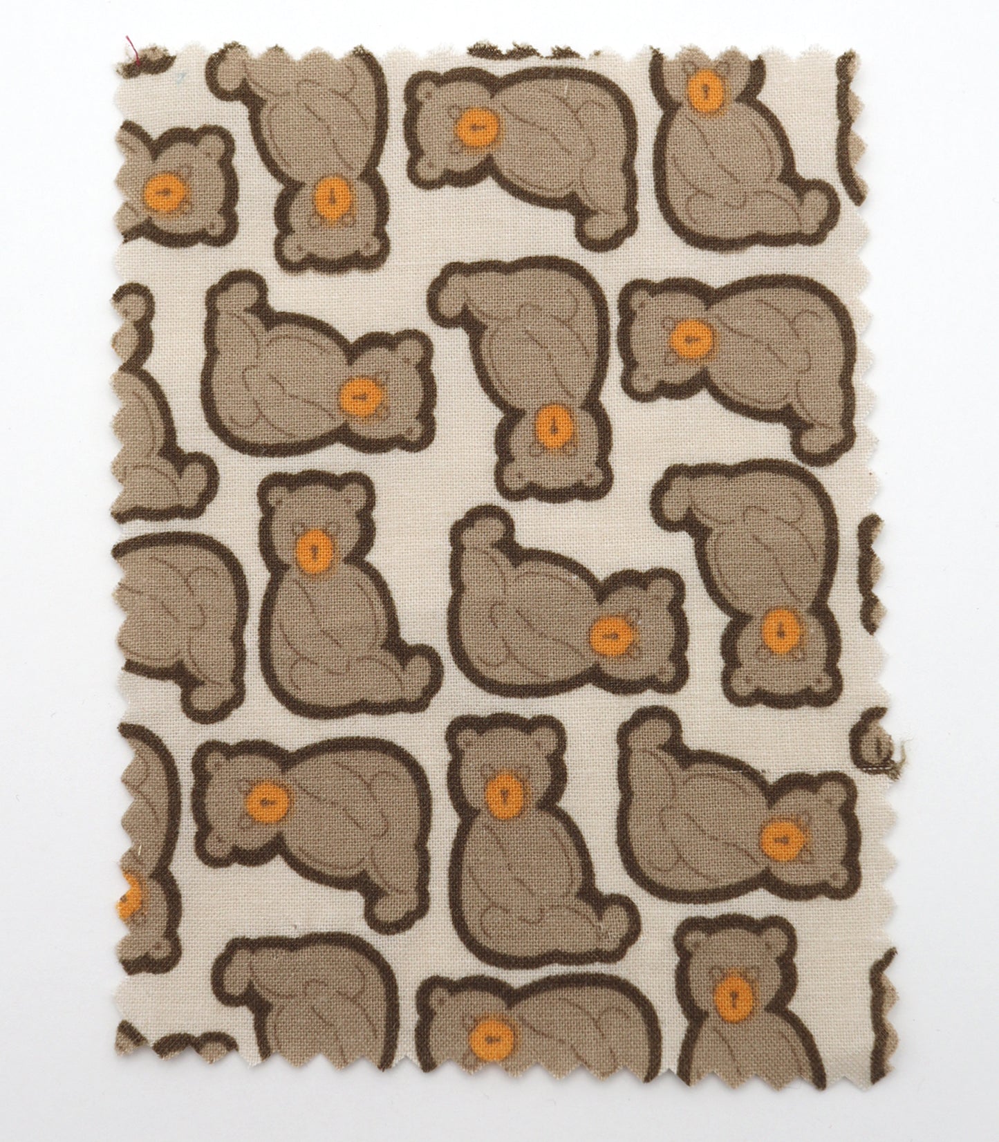 【25SS-228】ぎっしりお座りくまさんプリント綿ローン　/0.5ｙあたり = ～ 805円