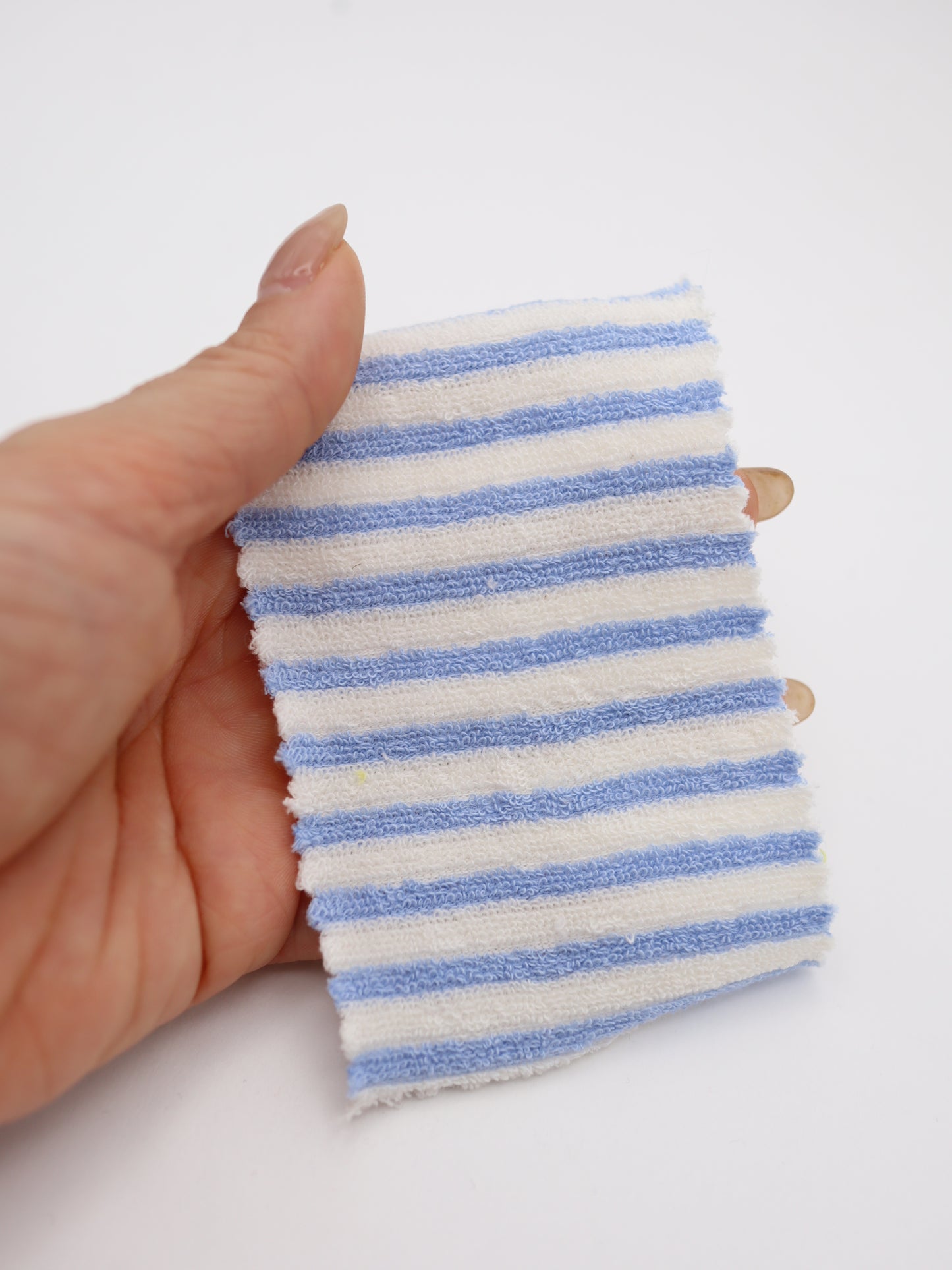 TCミニパイルボーダー生地　綿ポリタオル素材　犬服　　【26SS-030】