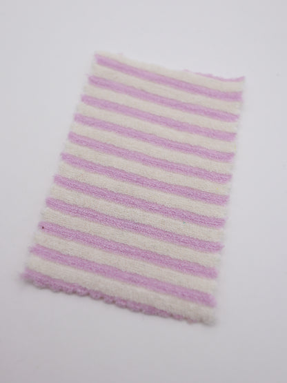 TCミニパイルボーダー生地　綿ポリタオル素材　犬服　　【26SS-030】