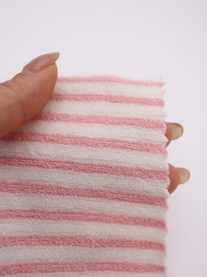 TCミニパイルボーダー生地　綿ポリタオル素材　犬服　　【26SS-030】