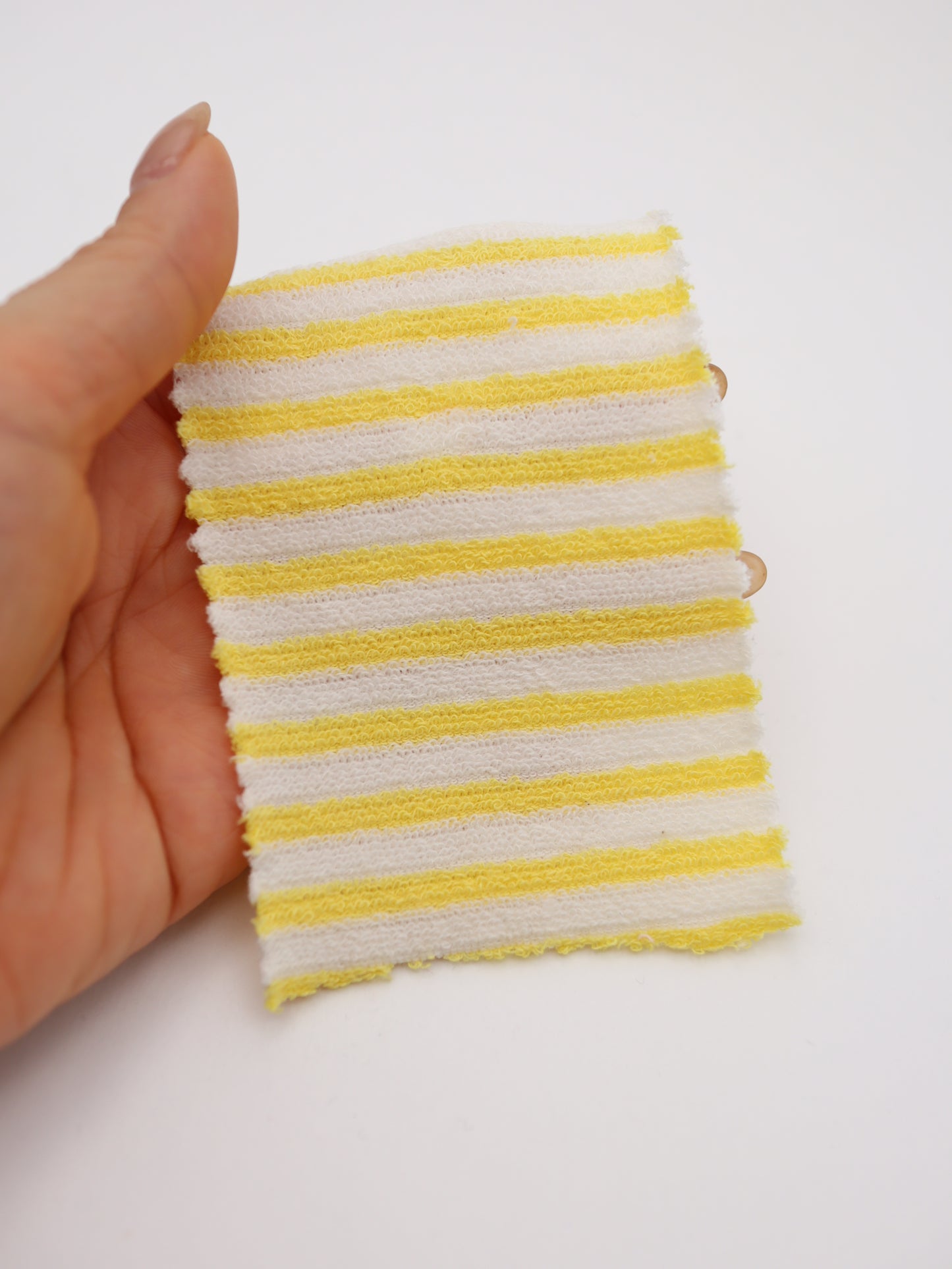 TCミニパイルボーダー生地　綿ポリタオル素材　犬服　　【26SS-030】