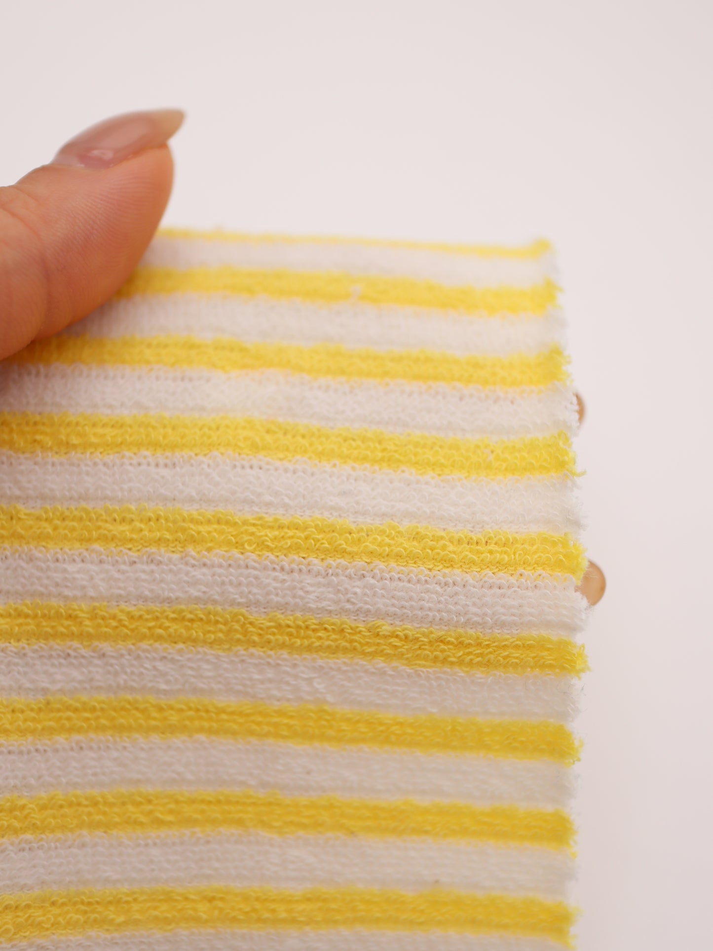 TCミニパイルボーダー生地　綿ポリタオル素材　犬服　　【26SS-030】