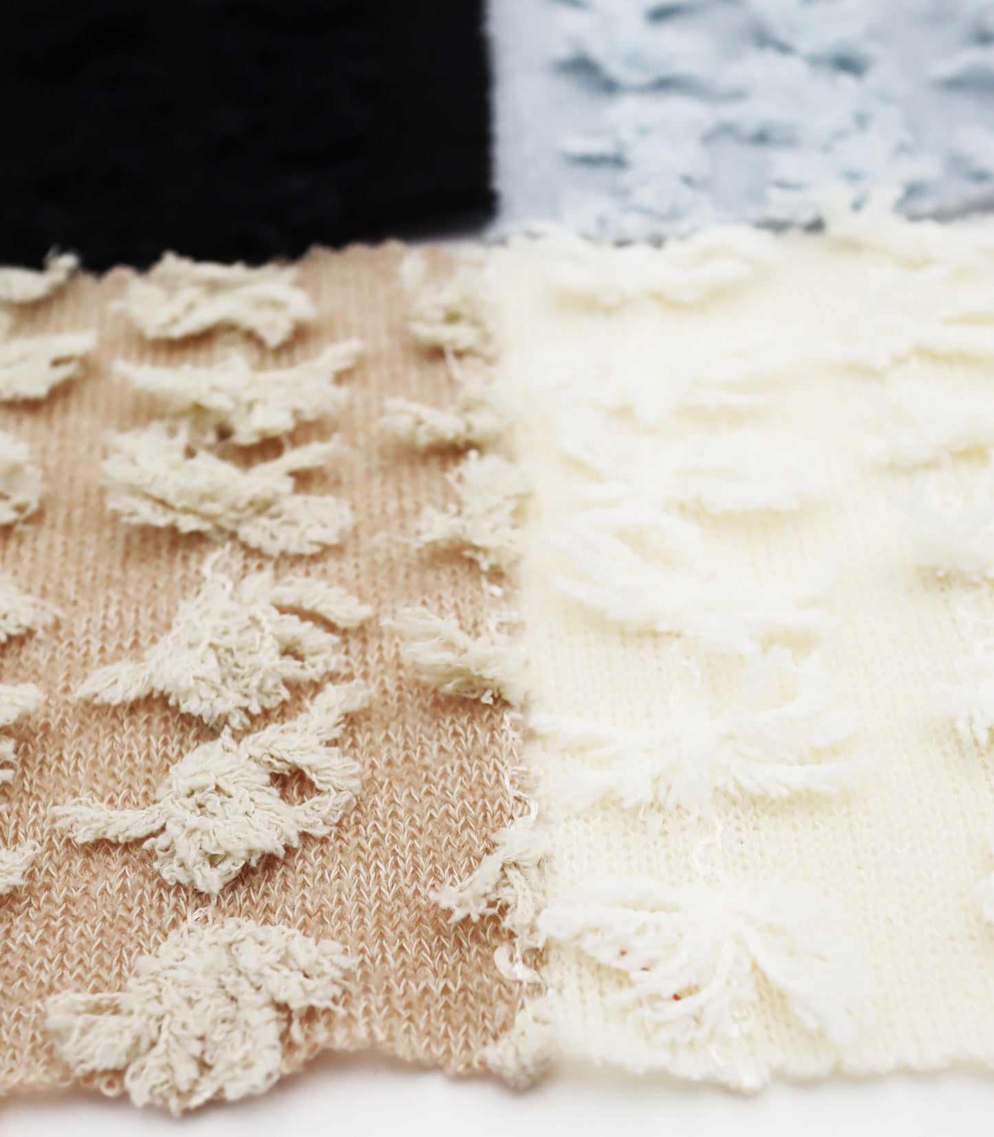 【25SS-303】フリンジストライプ天竺ニット　/0.5ｙあたり = ～1140円