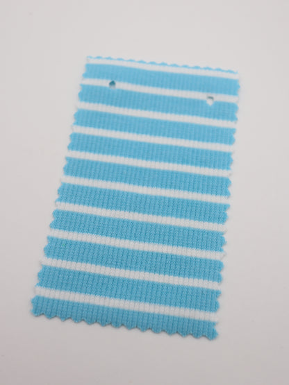 綿混ストレッチリブボーダー生地｜30色展開・高復元力｜ドッグウェア（犬服）・レギンス向け｜26SS-011【生地仕入れ代行卸】