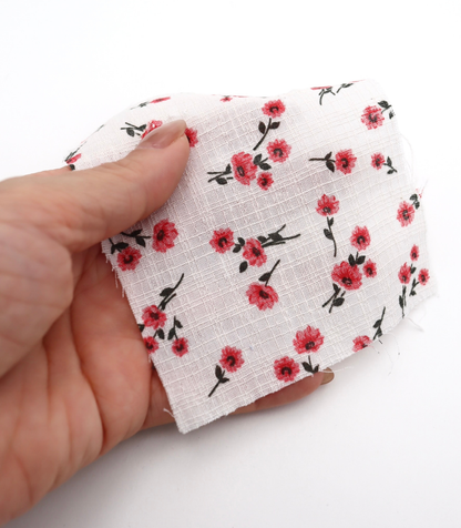 【25SS-438】小花柄プリントブッチャー　/0.5ｙあたり=～630円