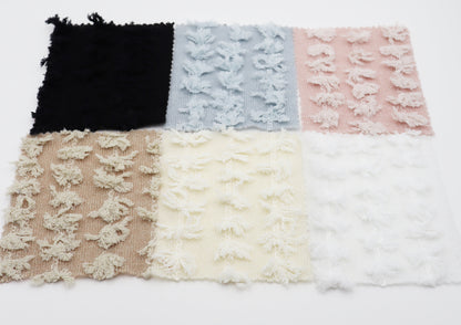 【25SS-303】フリンジストライプ天竺ニット　/0.5ｙあたり = ～1140円