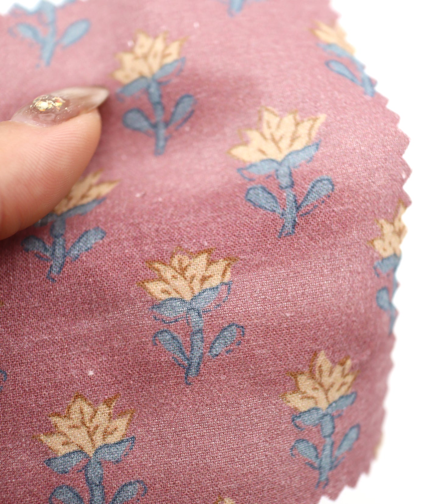 【25SS-239】レトロフラワープリント綿ローン　/0.5ｙあたり = ～920円