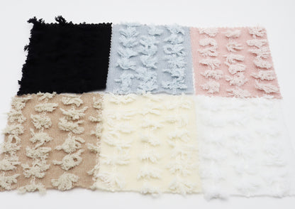 【25SS-303】フリンジストライプ天竺ニット　/0.5ｙあたり = ～1140円