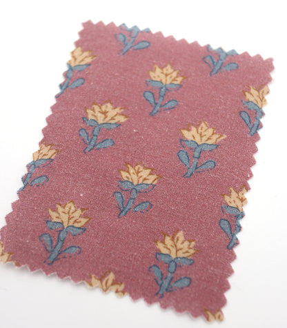 【25SS-239】レトロフラワープリント綿ローン　/0.5ｙあたり = ～920円