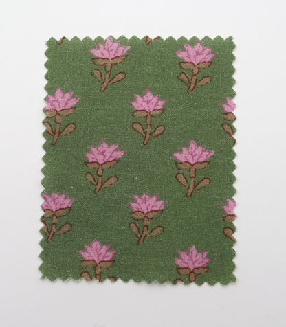 【25SS-239】レトロフラワープリント綿ローン　/0.5ｙあたり = ～920円