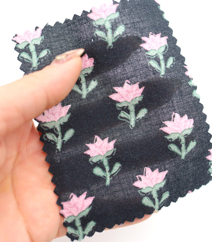 【25SS-239】レトロフラワープリント綿ローン　/0.5ｙあたり = ～920円