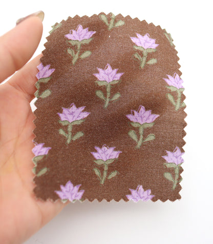 【25SS-239】レトロフラワープリント綿ローン　/0.5ｙあたり = ～920円