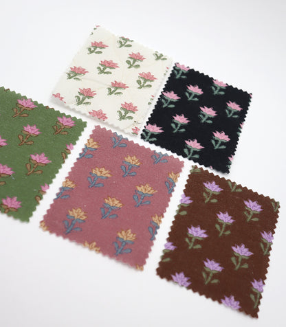 【25SS-239】レトロフラワープリント綿ローン　/0.5ｙあたり = ～920円