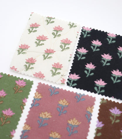 【25SS-239】レトロフラワープリント綿ローン　/0.5ｙあたり = ～920円