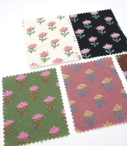 【25SS-239】レトロフラワープリント綿ローン　/0.5ｙあたり = ～920円