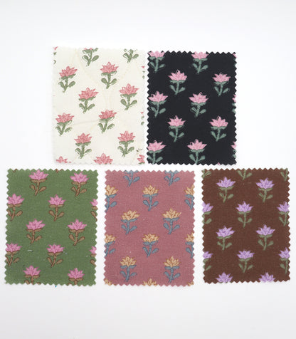 【25SS-239】レトロフラワープリント綿ローン　/0.5ｙあたり = ～920円