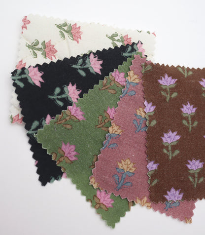 【25SS-239】レトロフラワープリント綿ローン　/0.5ｙあたり = ～920円