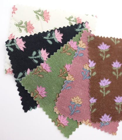 【25SS-239】レトロフラワープリント綿ローン　/0.5ｙあたり = ～920円