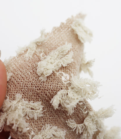 【25SS-303】フリンジストライプ天竺ニット　/0.5ｙあたり = ～1140円