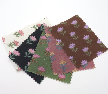 【25SS-239】レトロフラワープリント綿ローン　/0.5ｙあたり = ～920円