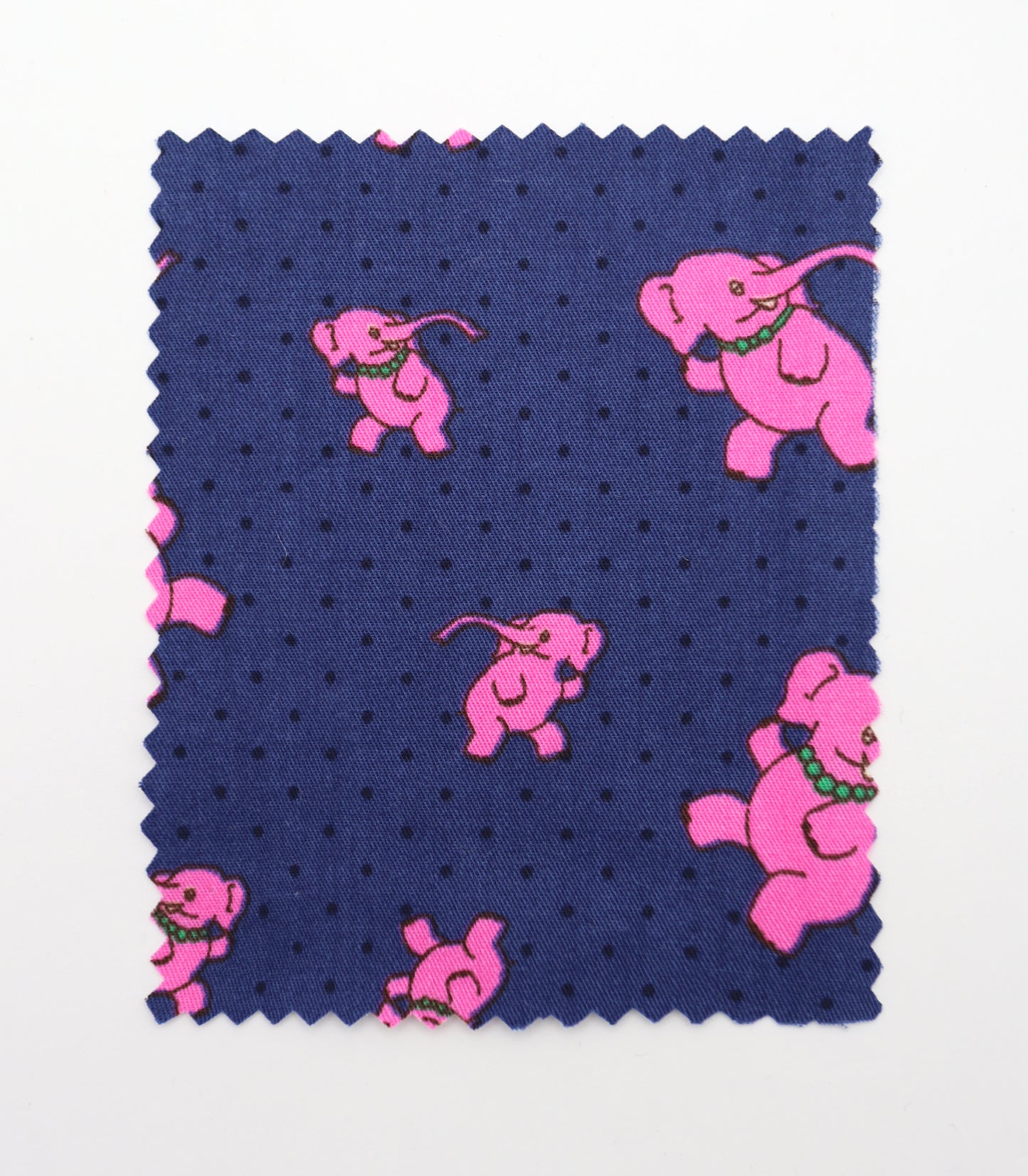 【25SS-233】ゾウさん×ドットプリント綿ローン　/0.5ｙあたり = ～890円