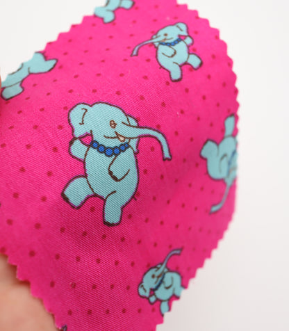 【25SS-233】ゾウさん×ドットプリント綿ローン　/0.5ｙあたり = ～890円