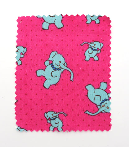 【25SS-233】ゾウさん×ドットプリント綿ローン　/0.5ｙあたり = ～890円