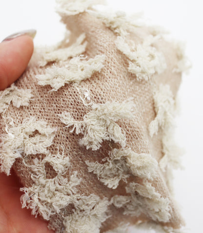 【25SS-303】フリンジストライプ天竺ニット　/0.5ｙあたり = ～1140円