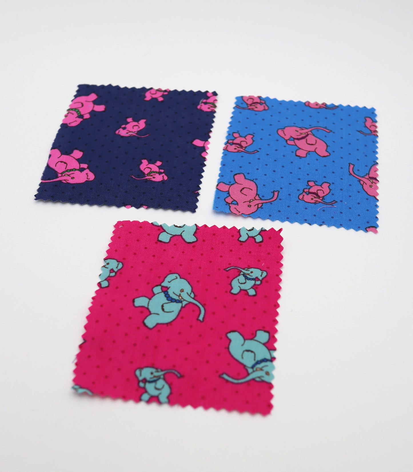 【25SS-233】ゾウさん×ドットプリント綿ローン　/0.5ｙあたり = ～890円