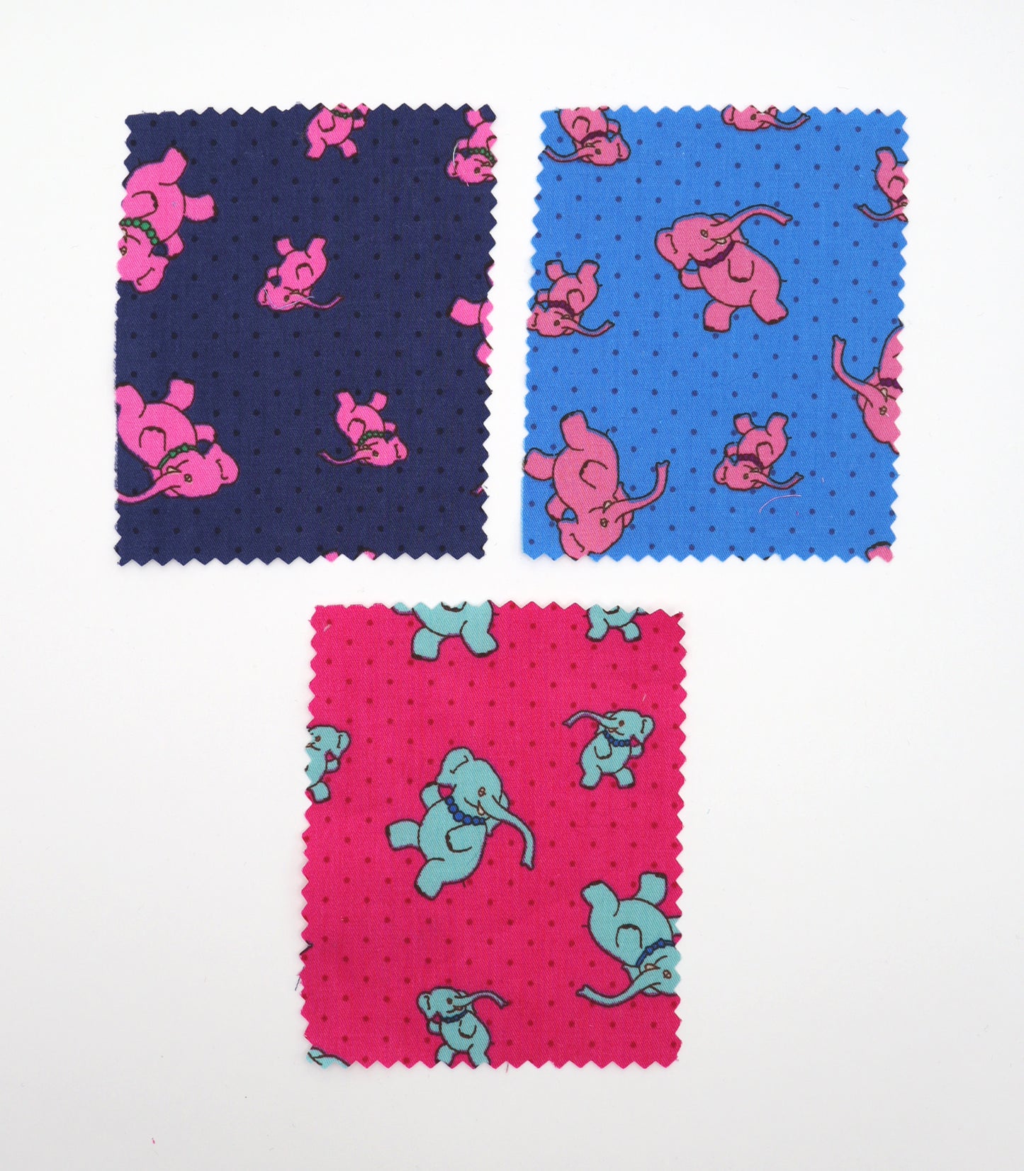 【25SS-233】ゾウさん×ドットプリント綿ローン　/0.5ｙあたり = ～890円