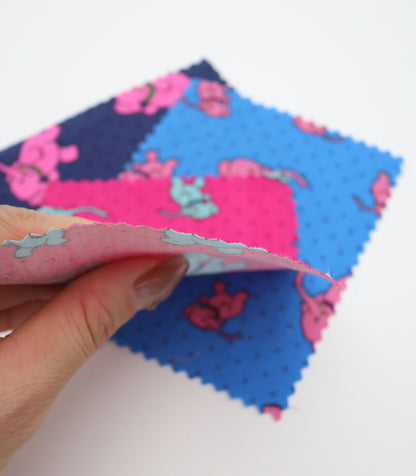 【25SS-233】ゾウさん×ドットプリント綿ローン　/0.5ｙあたり = ～890円