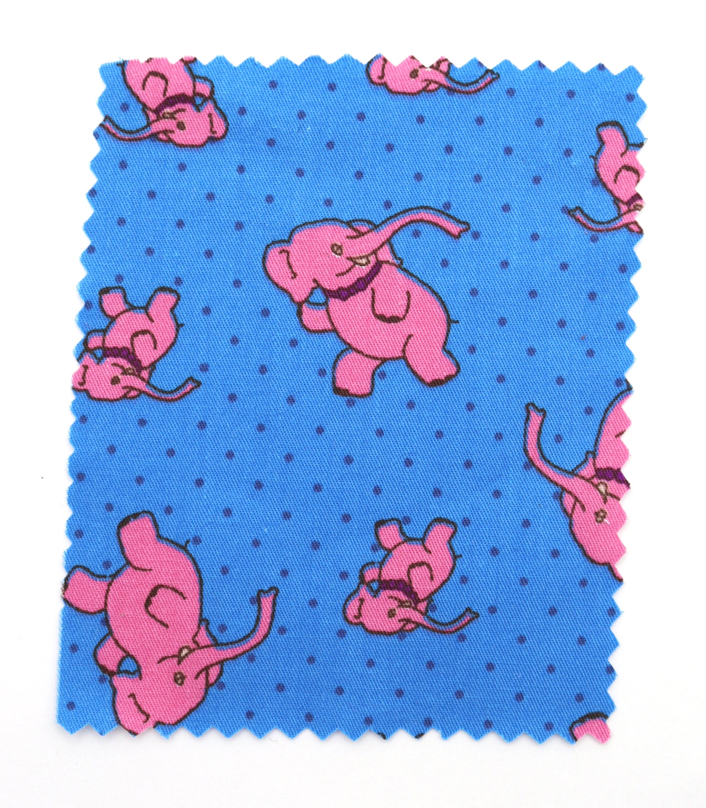 【25SS-233】ゾウさん×ドットプリント綿ローン　/0.5ｙあたり = ～890円