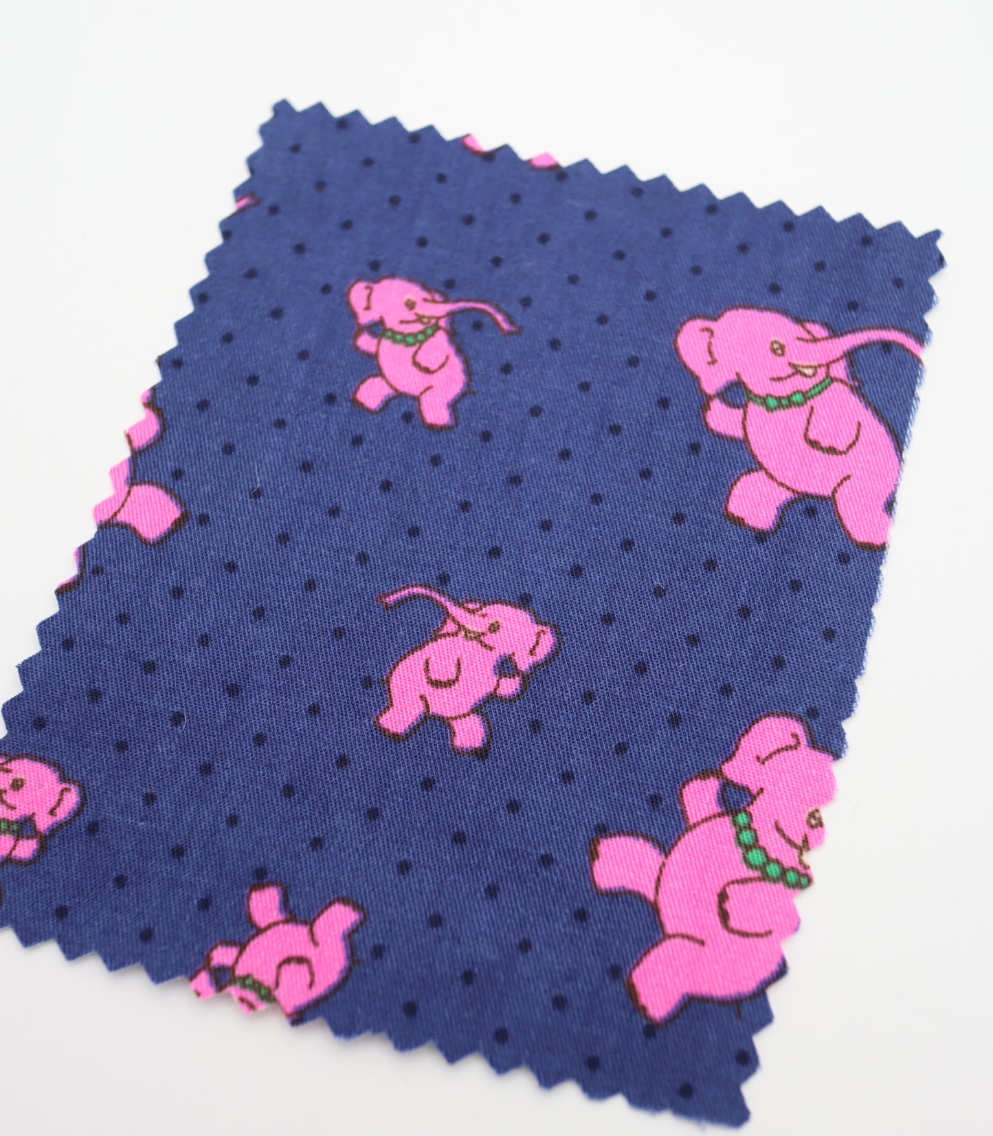 【25SS-233】ゾウさん×ドットプリント綿ローン　/0.5ｙあたり = ～890円