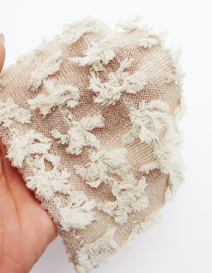 【25SS-303】フリンジストライプ天竺ニット　/0.5ｙあたり = ～1140円