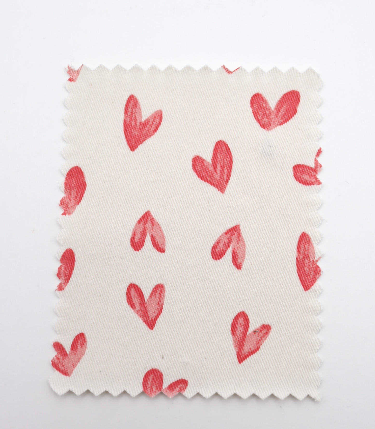 【25SS-057】スケッチ風ハートプリントツイル　/0.5ｙあたり = ～ 945円