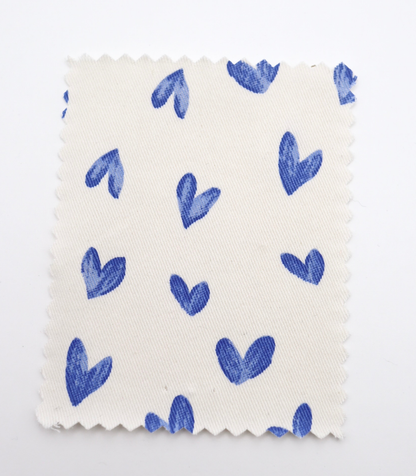 【25SS-057】スケッチ風ハートプリントツイル　/0.5ｙあたり = ～ 945円