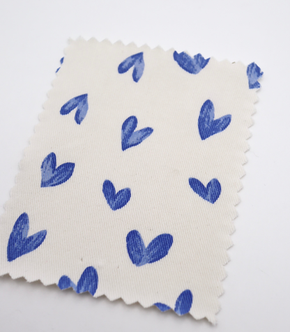 【25SS-057】スケッチ風ハートプリントツイル　/0.5ｙあたり = ～ 945円