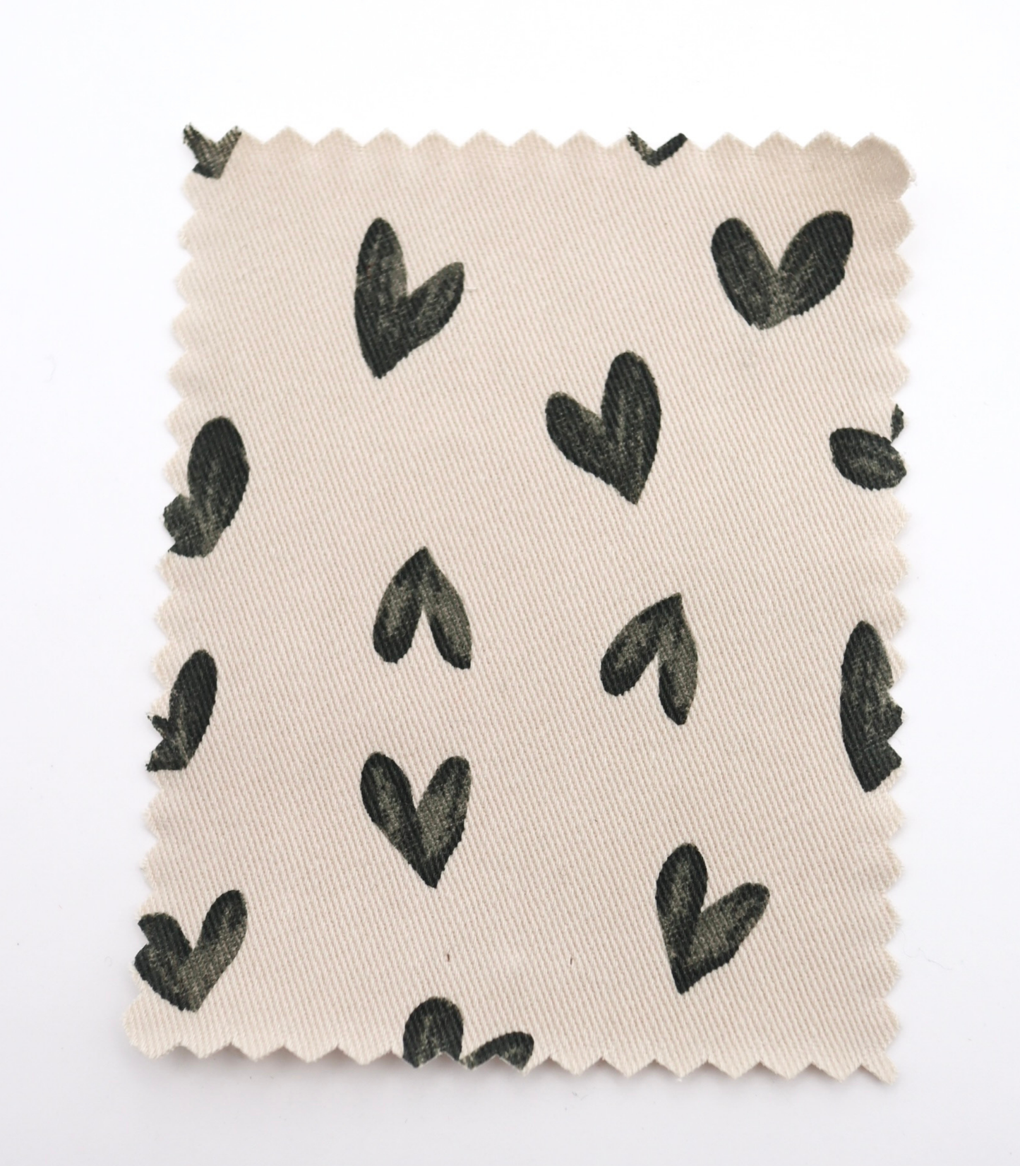 【25SS-057】スケッチ風ハートプリントツイル　/0.5ｙあたり = ～ 945円