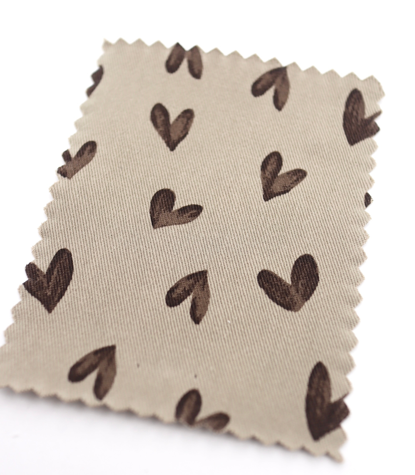 【25SS-057】スケッチ風ハートプリントツイル　/0.5ｙあたり = ～ 945円