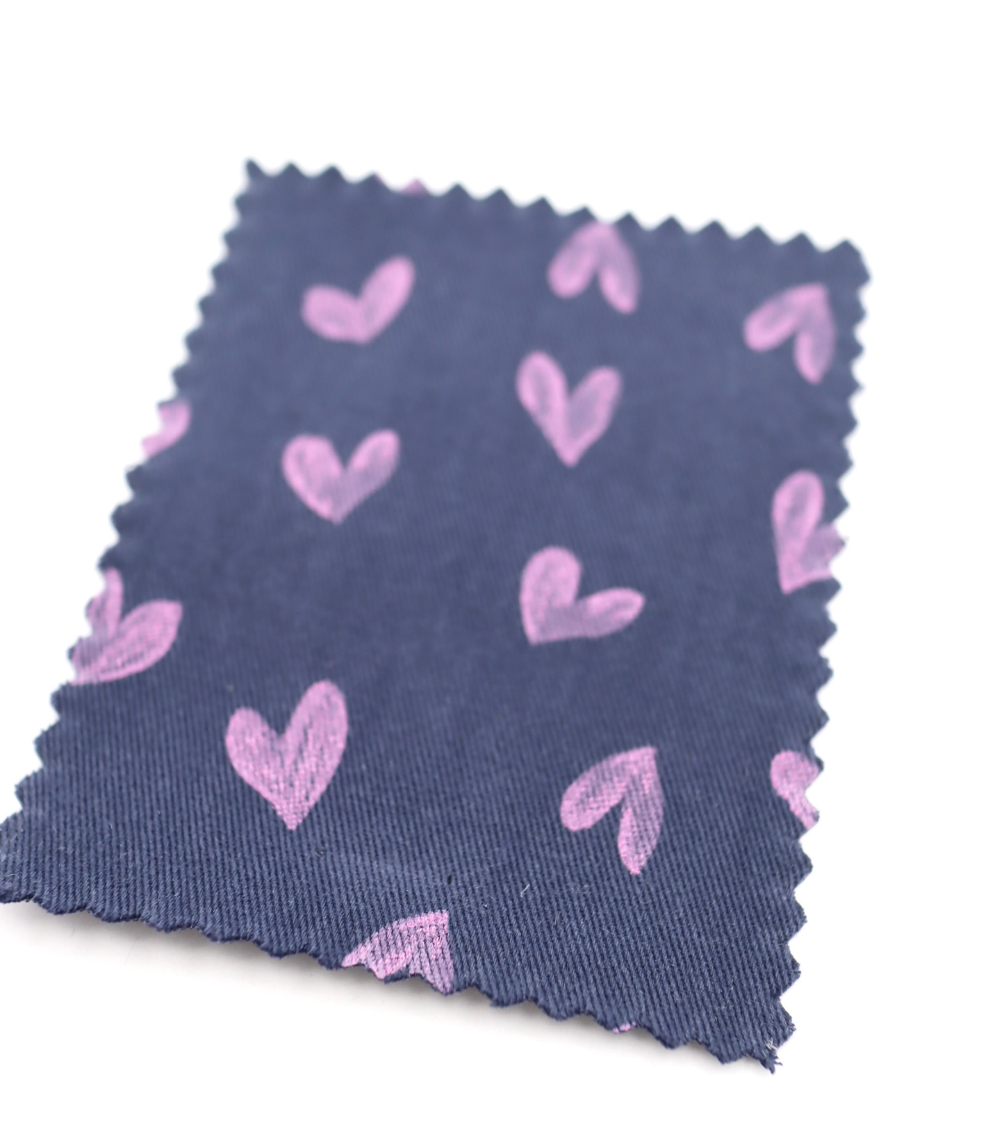 【25SS-057】スケッチ風ハートプリントツイル　/0.5ｙあたり = ～ 945円