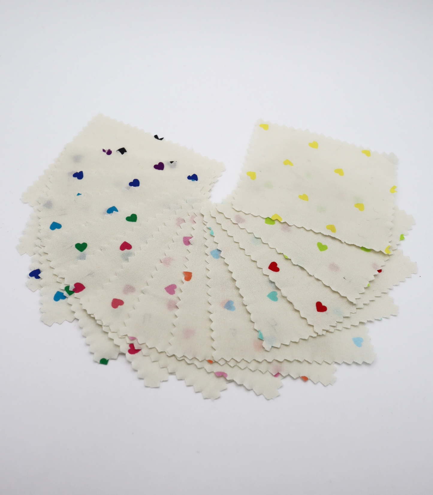 【25SS-045】プチハートプリント綿ローン　/0.5ｙあたり=～485円