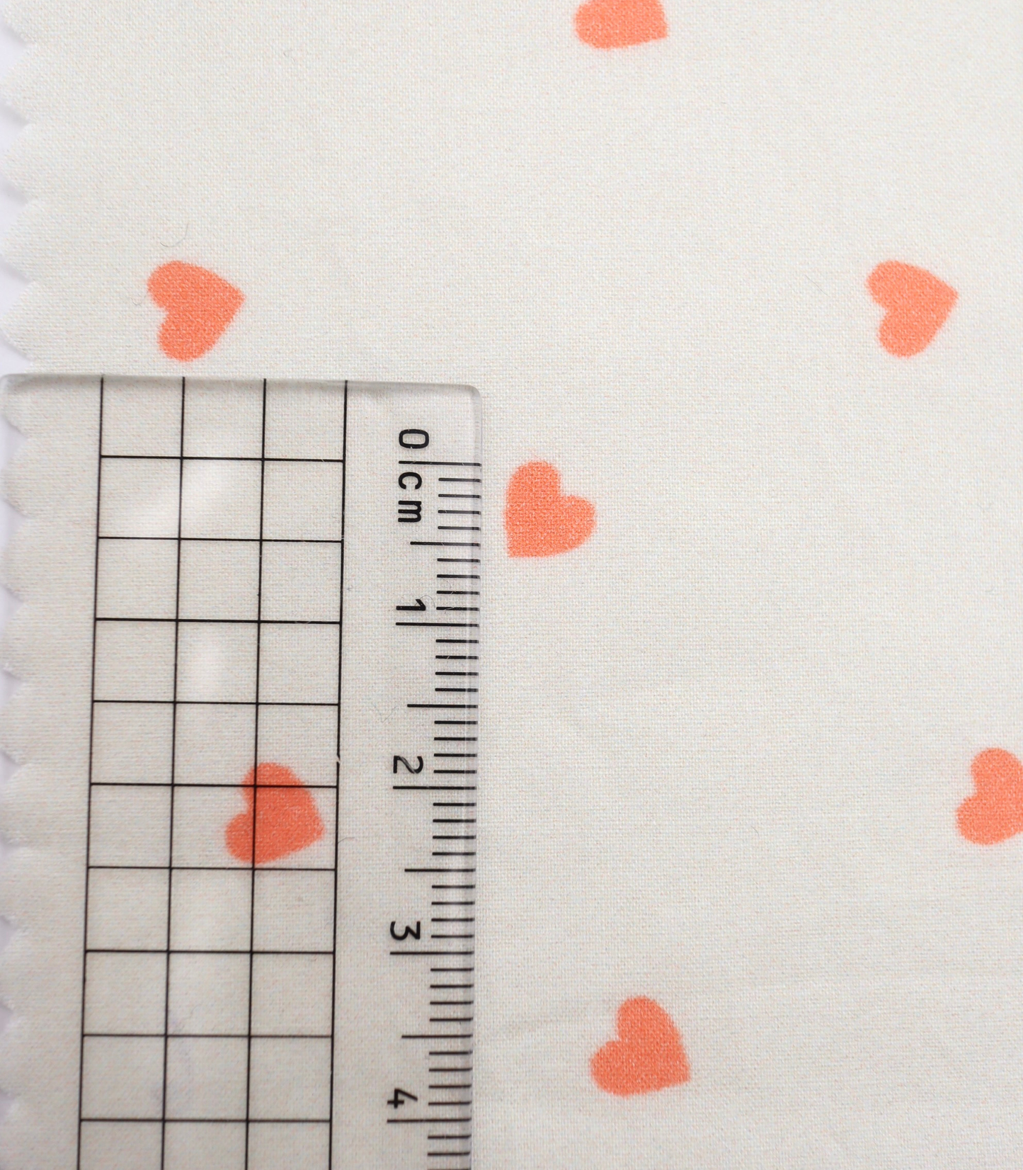 【25SS-045】プチハートプリント綿ローン　/0.5ｙあたり=～485円